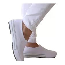 Sapatos de enfermagem Branco/Azul/Rosa